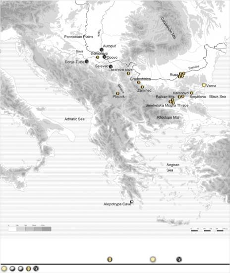 Gospodarka świata starożytnego - obrazy - Protocywilzacja bałkańska. metallurgic-map-of-neolitic-period.jpg