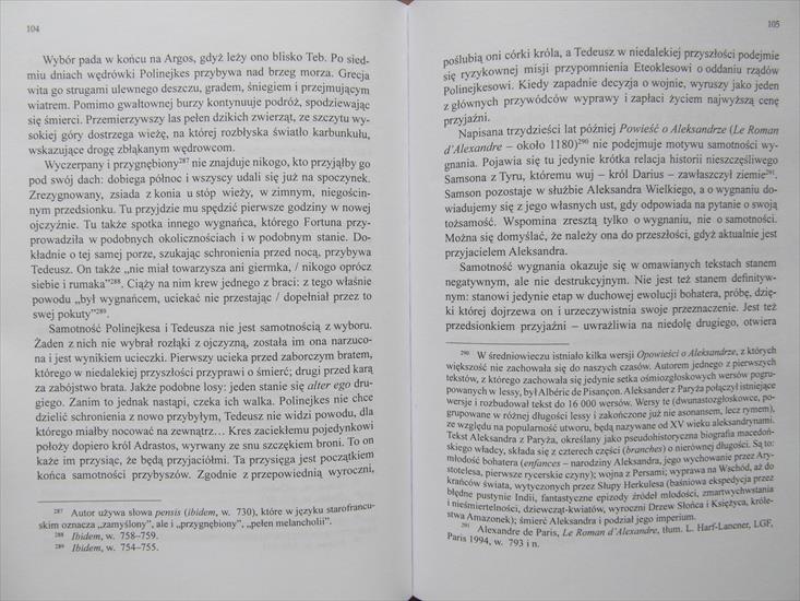K. Dybiel - Samotność w literaturze średniowiecznej Francji. Literatura narracyjna XII-XIII wieku Wyd, UJ - SAM_7527.JPG